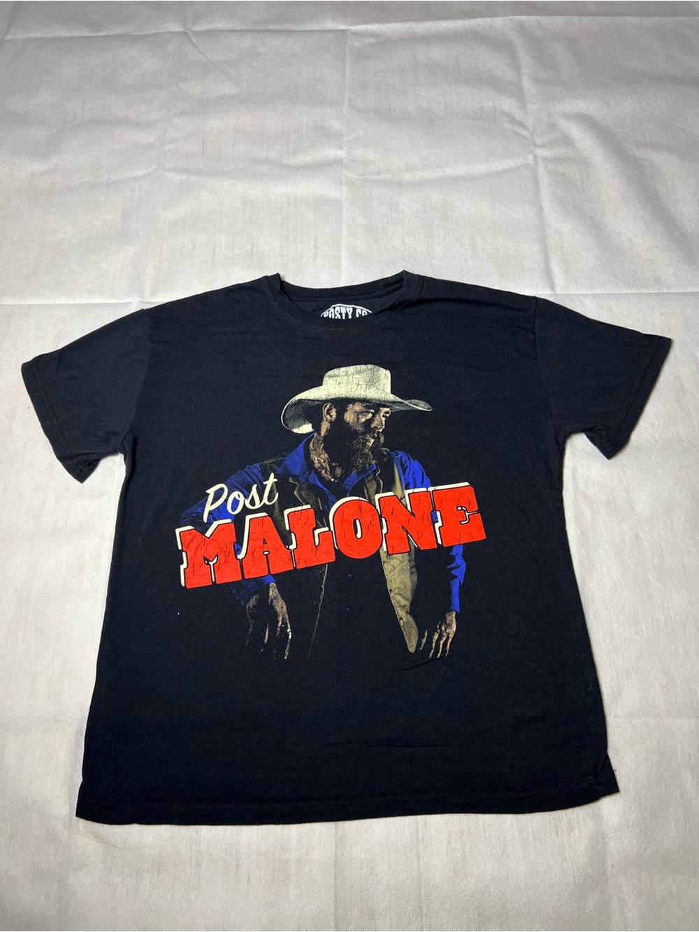 Post Malone Graphic Tee - Black with Red Lettering